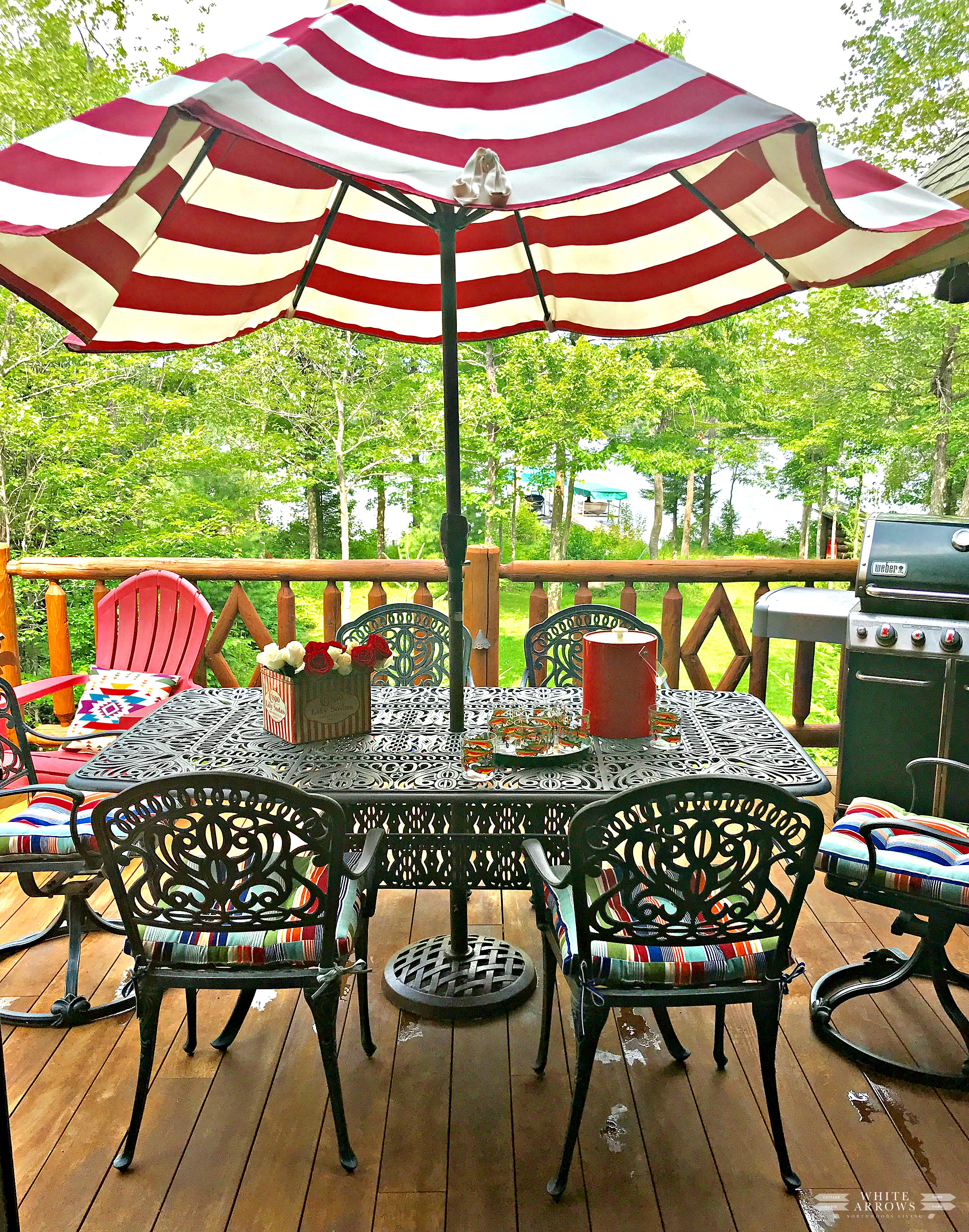 How To Clean Your Patio Umbrella White Arrows Home