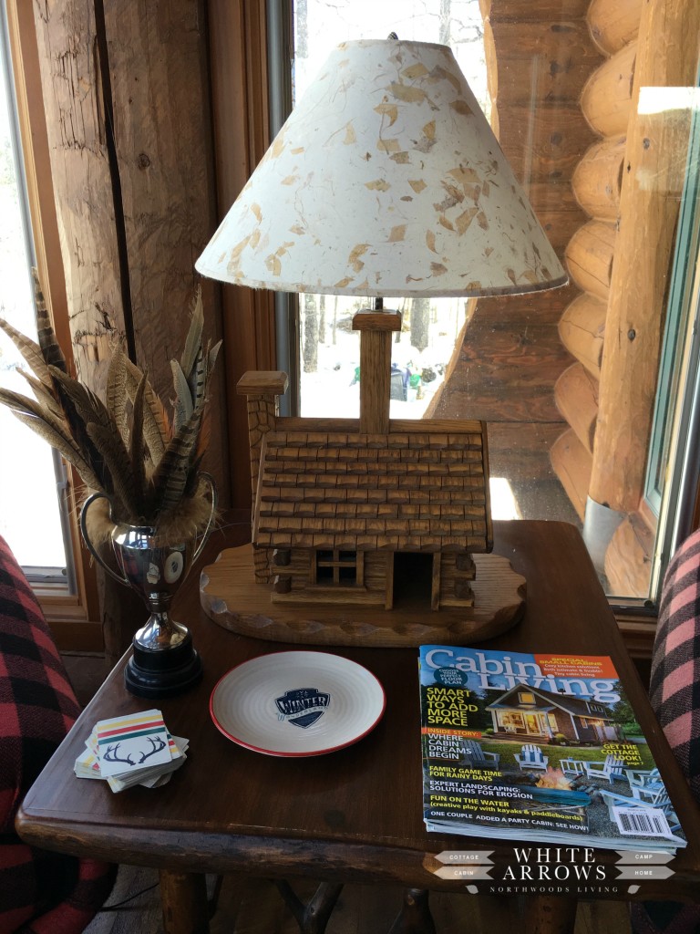 Great Room, Side Table, Cabin Home Living Magazine