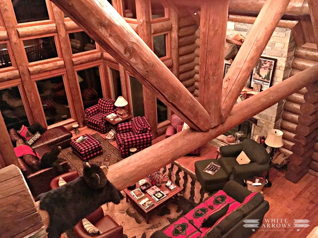 wooden beams, cabin, log cabin, log home