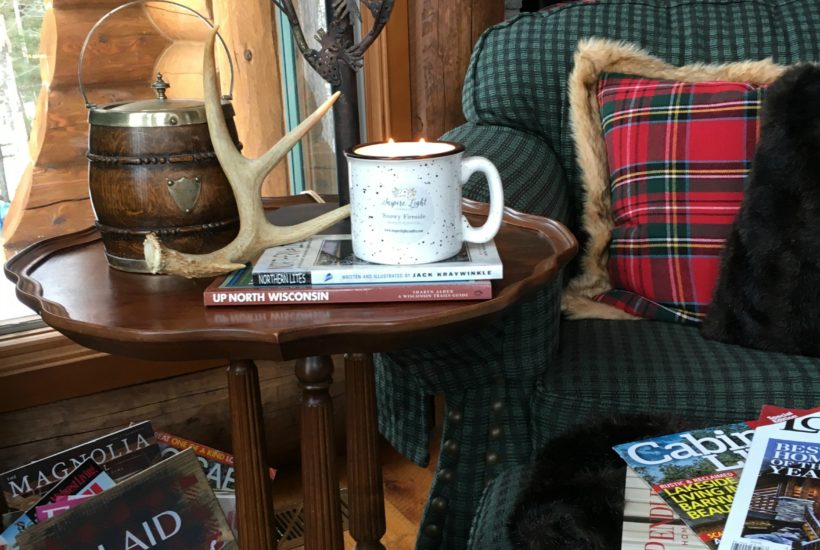 Log Cabin, Plaid Pillow, Antlers, Cozy, Cabin Style