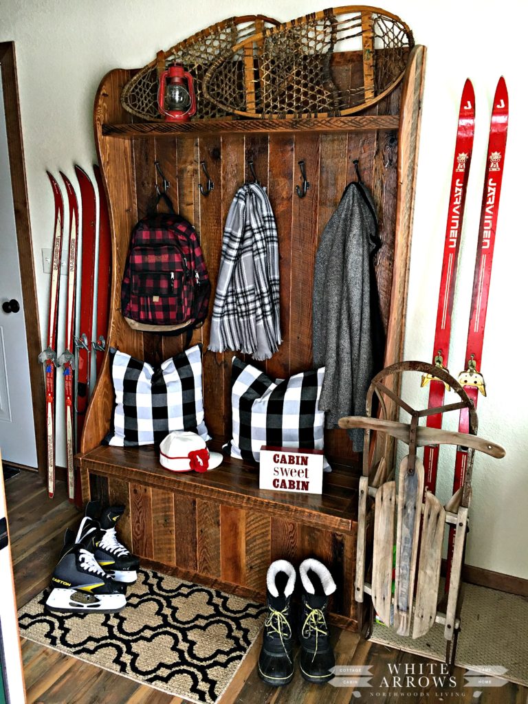 snowshoes as decoration