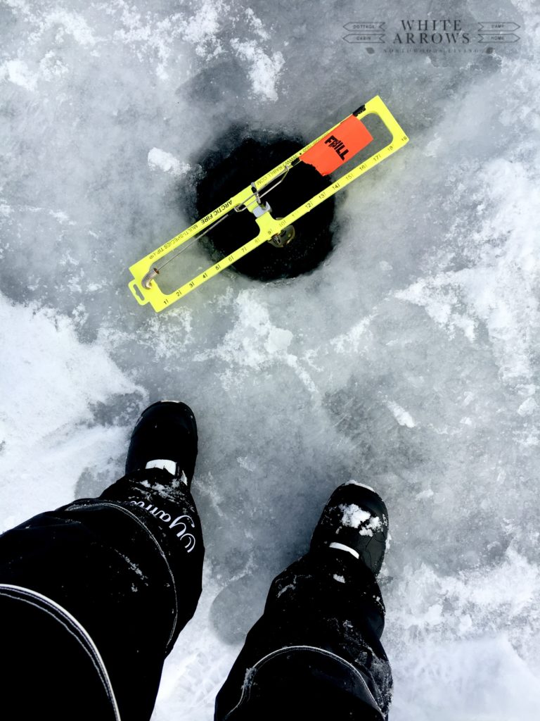 Ice Fishing, Tip Ups