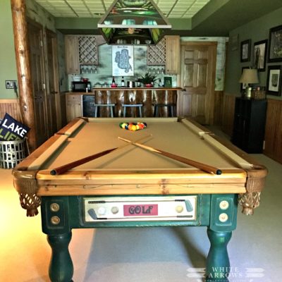 Cabin Basement Family Room