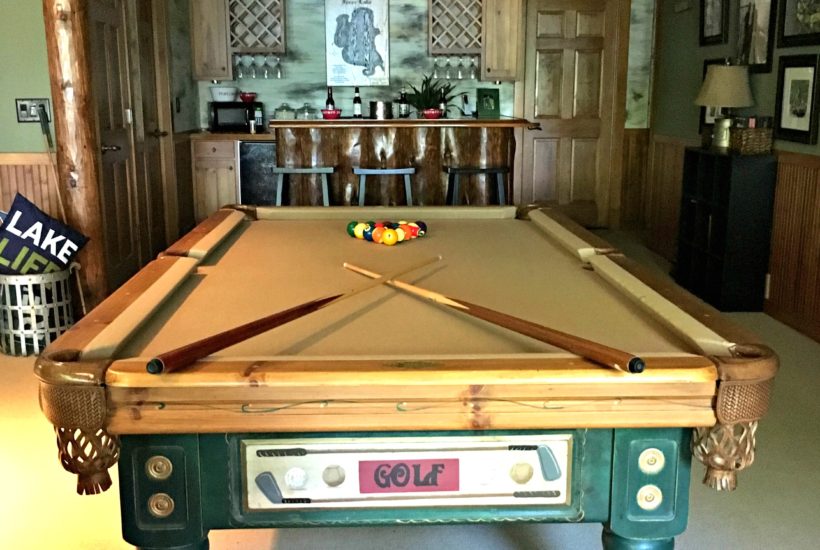 Pool Table, Rec Room, Basement