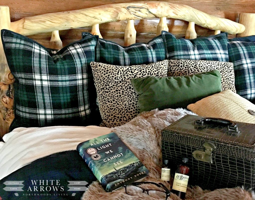 bedroom winter bedding plaid animal print