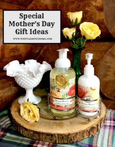 Mother's Day gift ideas, gifts, gift idea, specialty soap, specialty lotion, milk glass