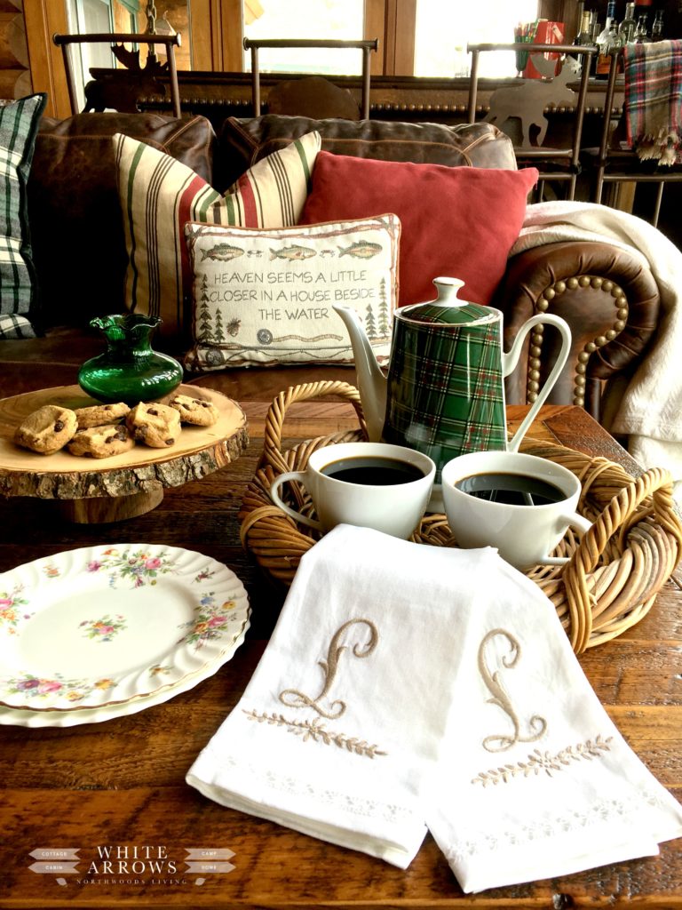  Plaid, Coffee Pot, Tea Pot, Coffee Service, Tea Service, Plaid Coffee Pot, Cabin Decor, Cabin Style