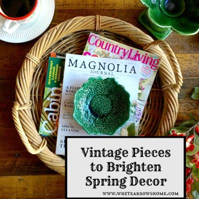 Vintage Green Pieces to Brighten Spring Decor