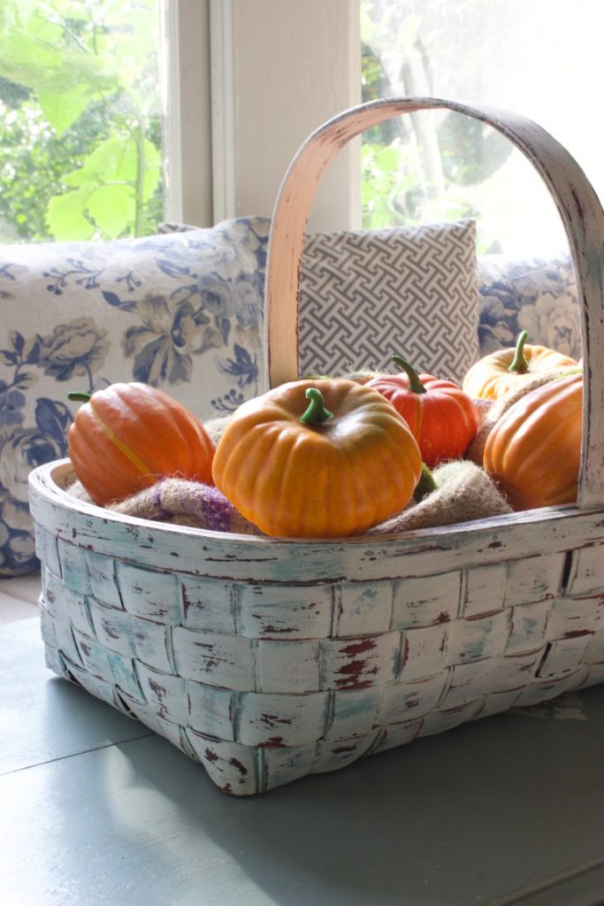 Fall Decor, Autumn Decor, Pumpkins, Basket, A Delightsome Life
