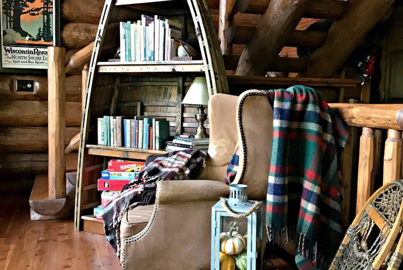 Autumn Decor, Cabin Decor, Log Cabin, Cabin, Boat Bookcase, Rustic Decor