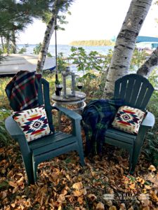 Adirondack Chairs, Lake House, Fall Decor