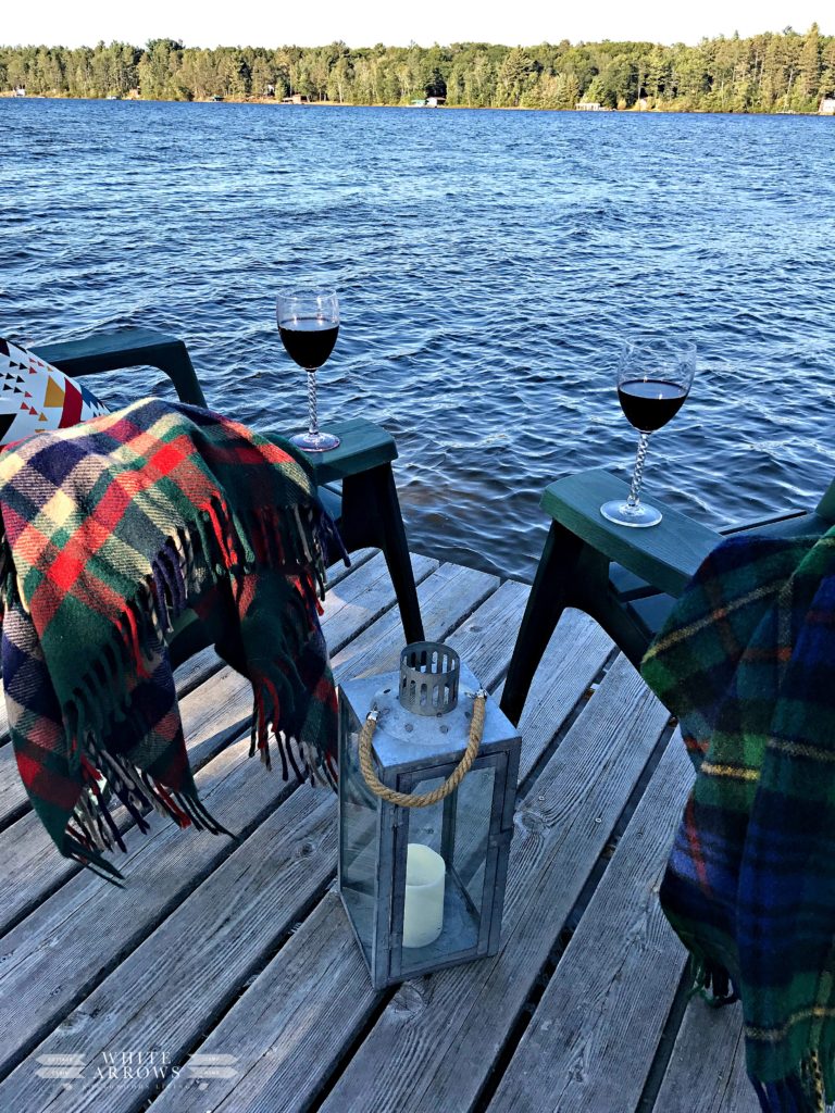 Lake House, Wine on the Dock 