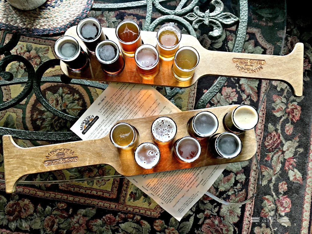 Minocqua Brewing Company, Beer Flight, Craft Brew, Beer Paddle