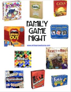 Family Game Night- Top Ten Games Our Family Loves to Play