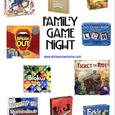 Family Game Night- Top Ten Games Our Family Loves to Play