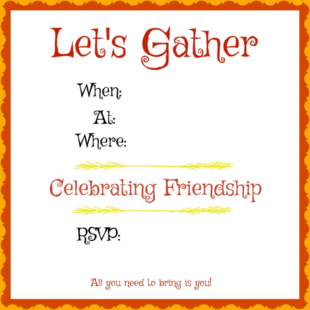 Friendsgiving Invitation, Invitation, Friends Party
