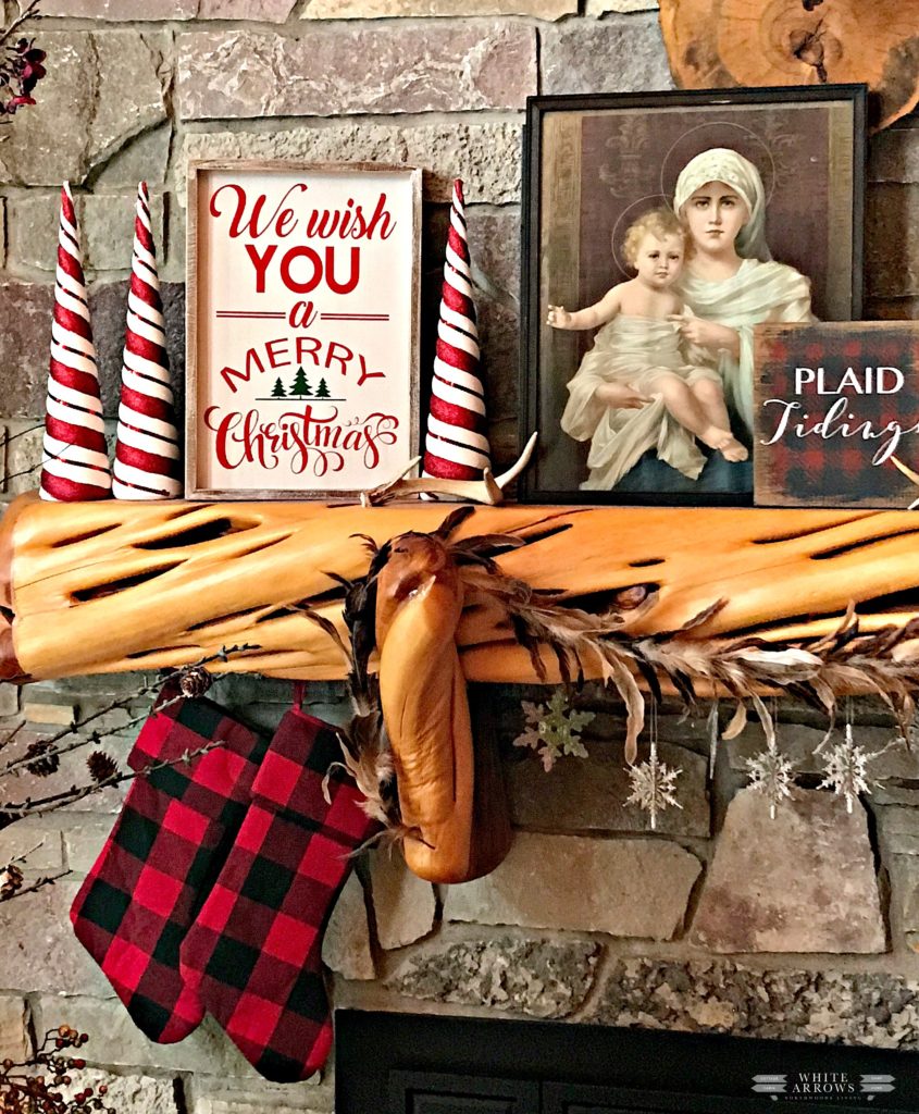 Buffalo Plaid Christmas Decor ~ White Arrows Home