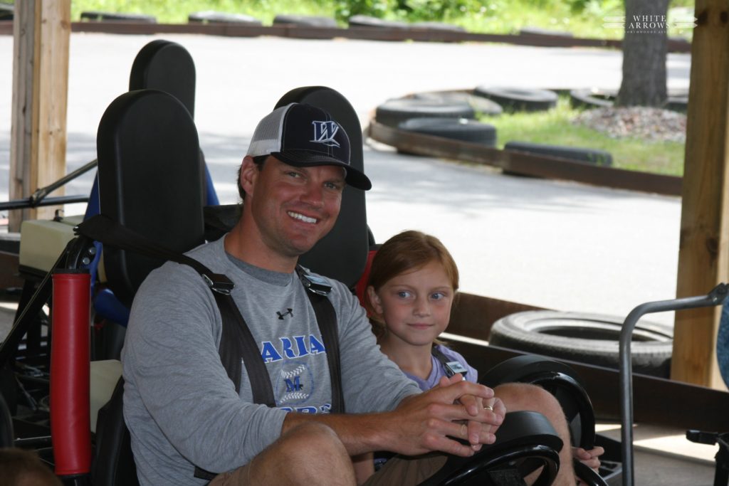 Family Vacation, go carting, Holiday Acres, Minocqua