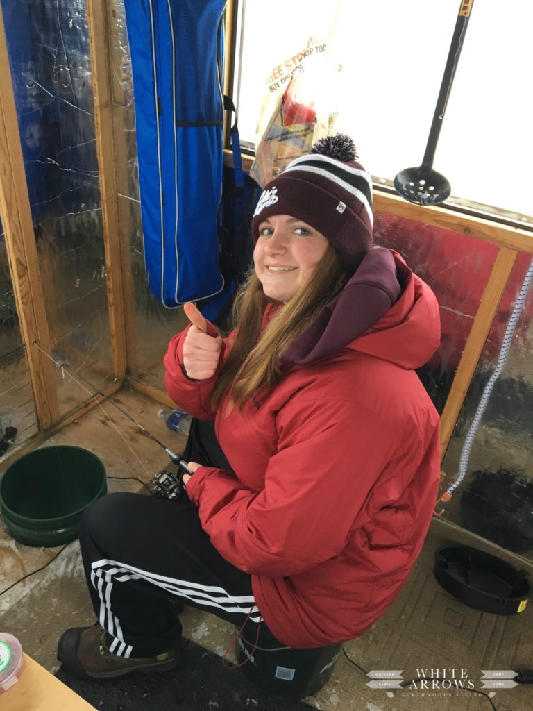 Snow Day, Ice Fishing, Northwoods