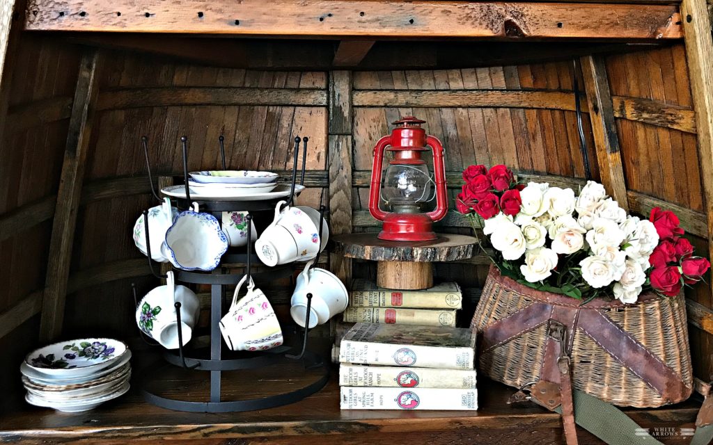 Cabin, Tea Party, Spring Decor, Rustic Decor, Vintage Decor