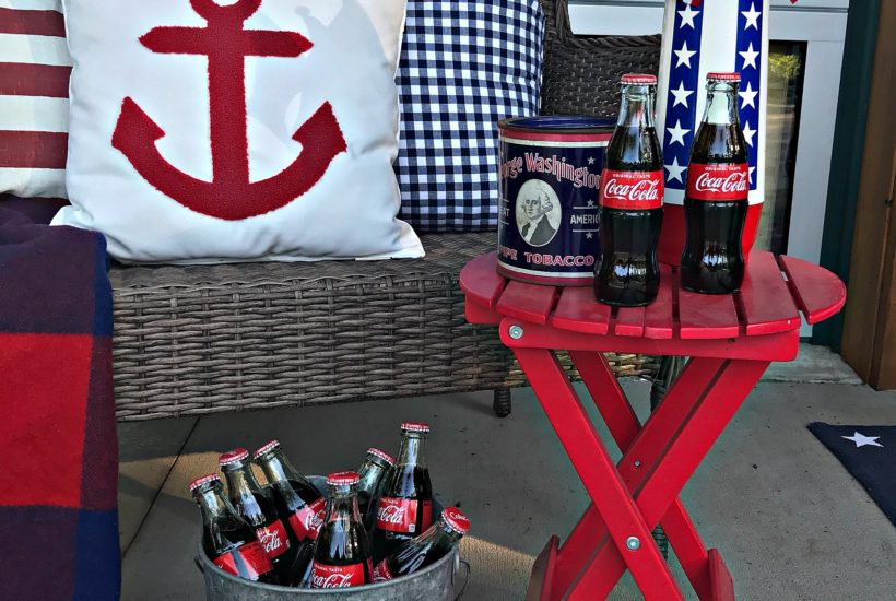 Memorial-Day-Fourth-of-July, 4th of July, Porch Decor, Patriotic Decor, Nautical Decor, Vintage Decor