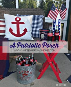 Fourth of July, 4th of July, Porch Decor, Patriotic Decor, Nautical Decor, Vintage Decor