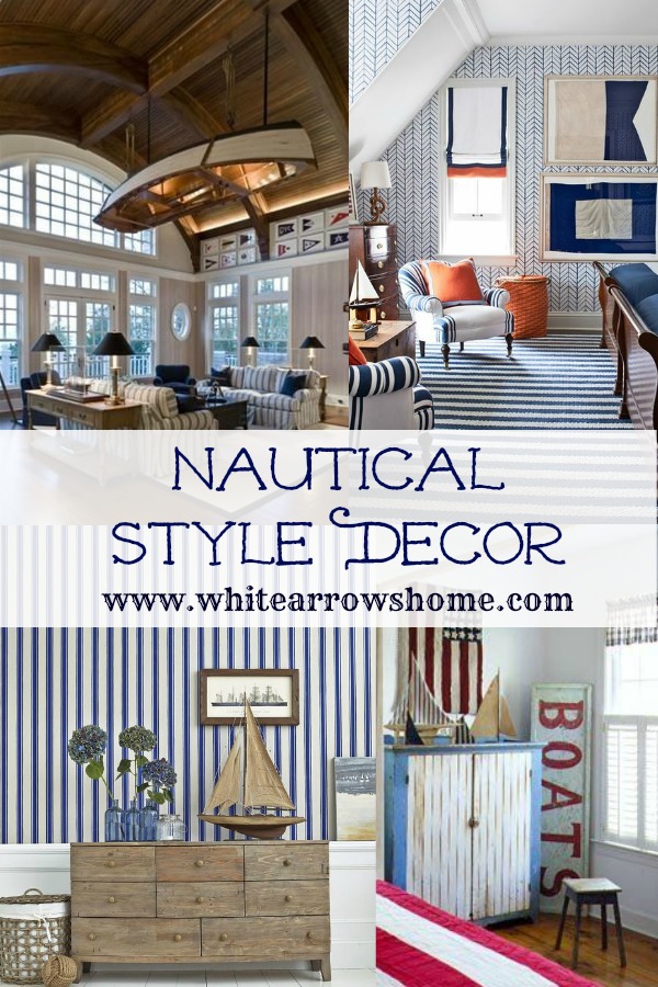 Nautical Style ~ Decor For Cottages, Cabins or Lake Homes ~ White