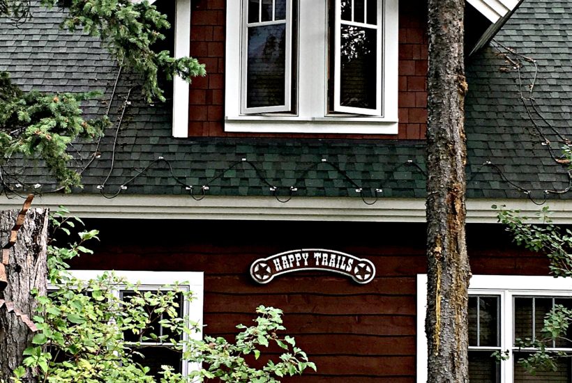 Montana, cabin, cabin living, garden