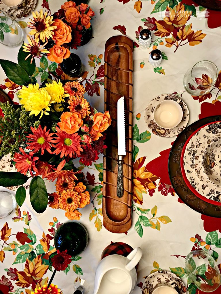 rustic tablescape, Thanksgiving table, Fall table, Autumn Table