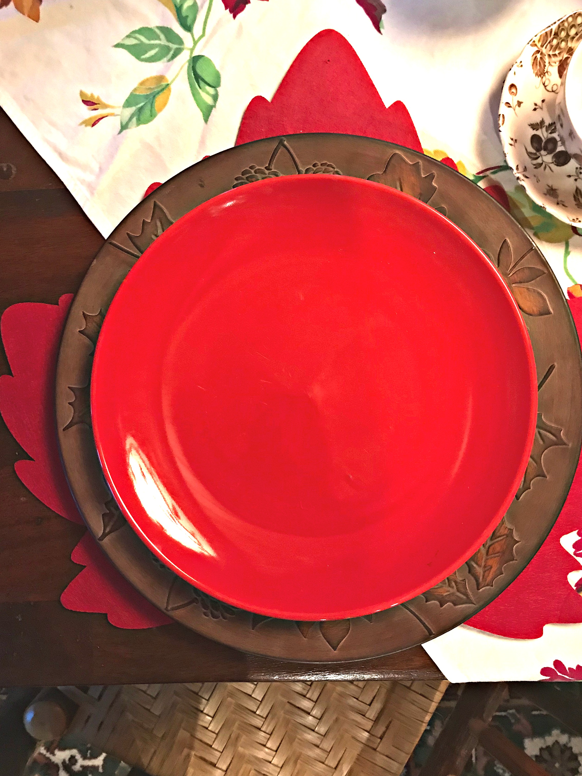 Thanksgving Table Dishes, Thanksgiving Dishes, Red Dishes