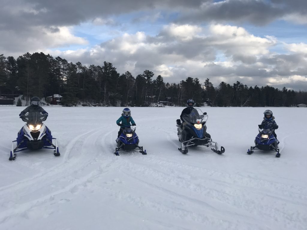 snowmobiling