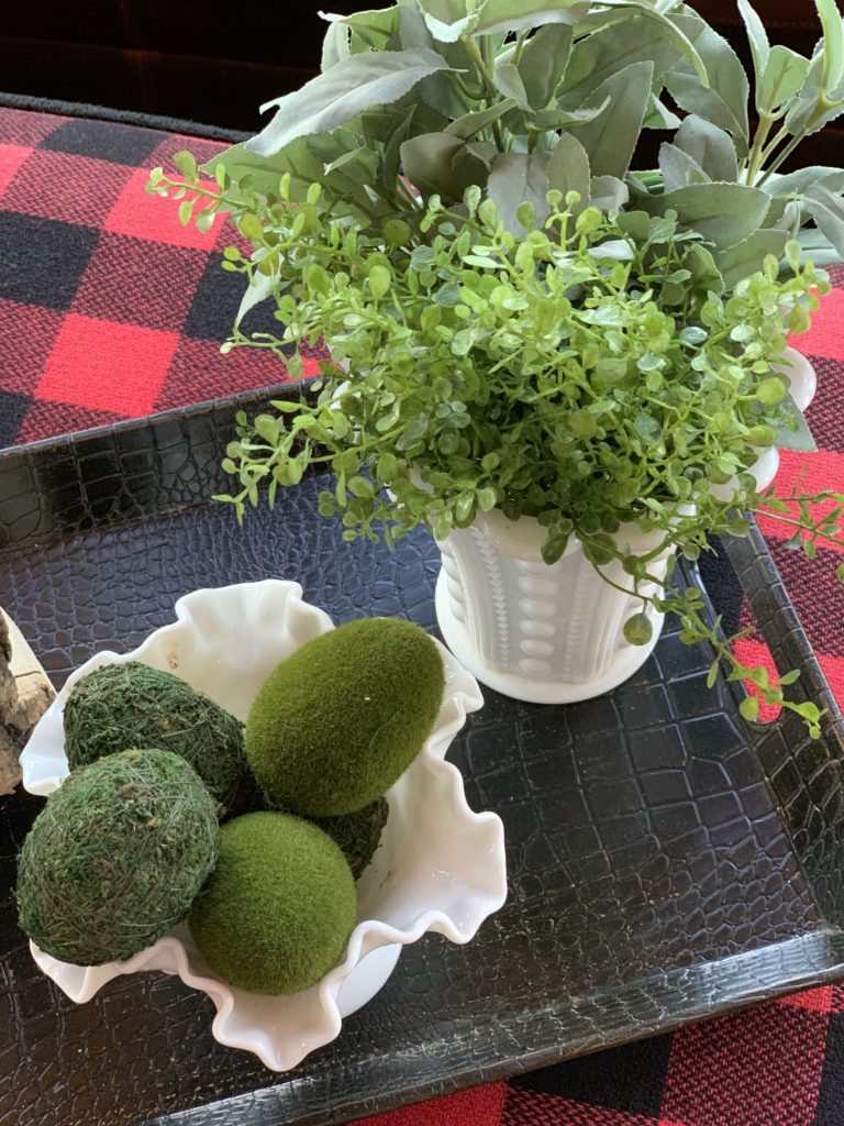 spring-decorated-tray-milk-glass-moss-egss-greenery