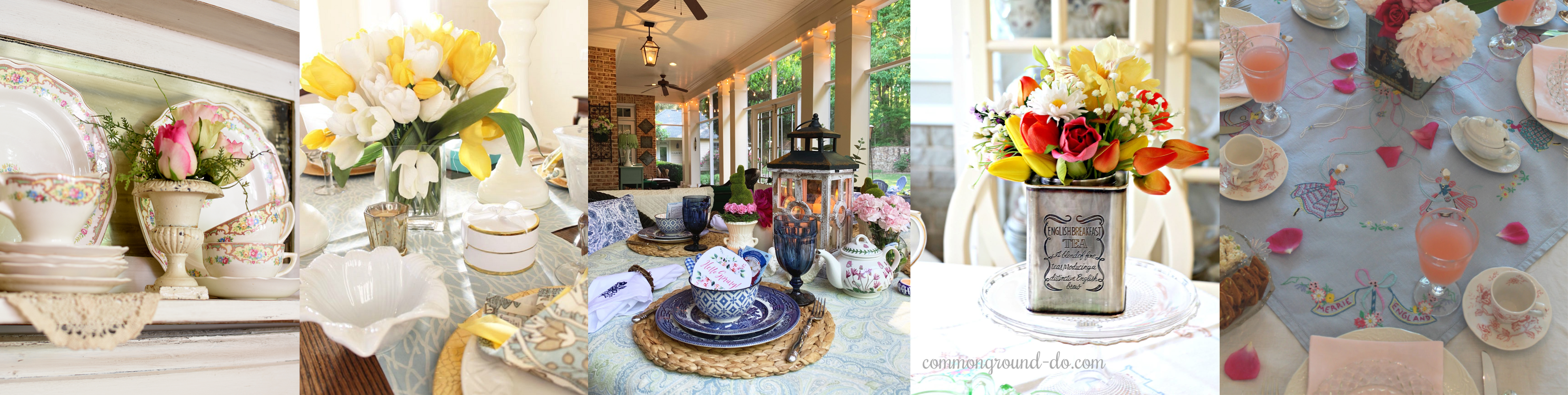 Spring Tea Party Blog Hop ~ White Arrows Home