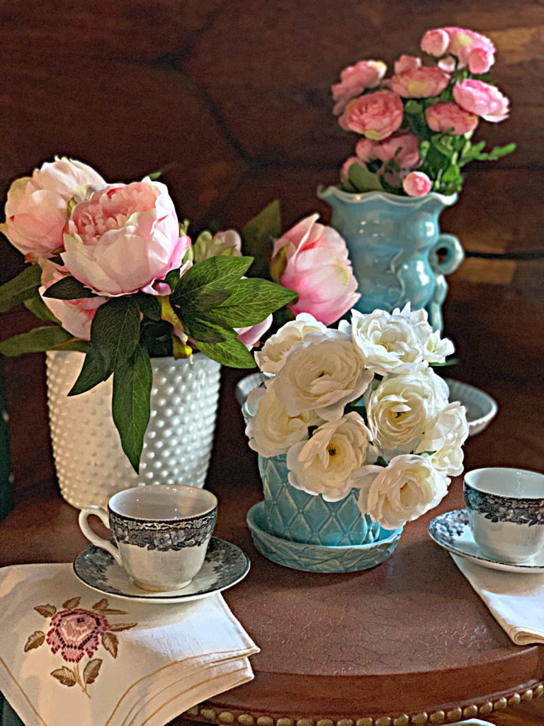 spring-tea-party-blog-hop-mccoy-pottery-faux-flowers