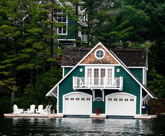 Organized Boathouse for Easy Lake Living