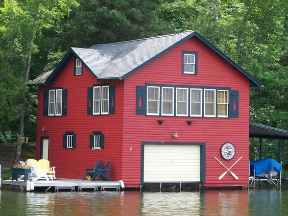 Organized Boathouse for Easy Lake Living