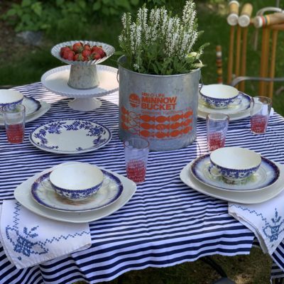 Summer Red + White + Blue Table