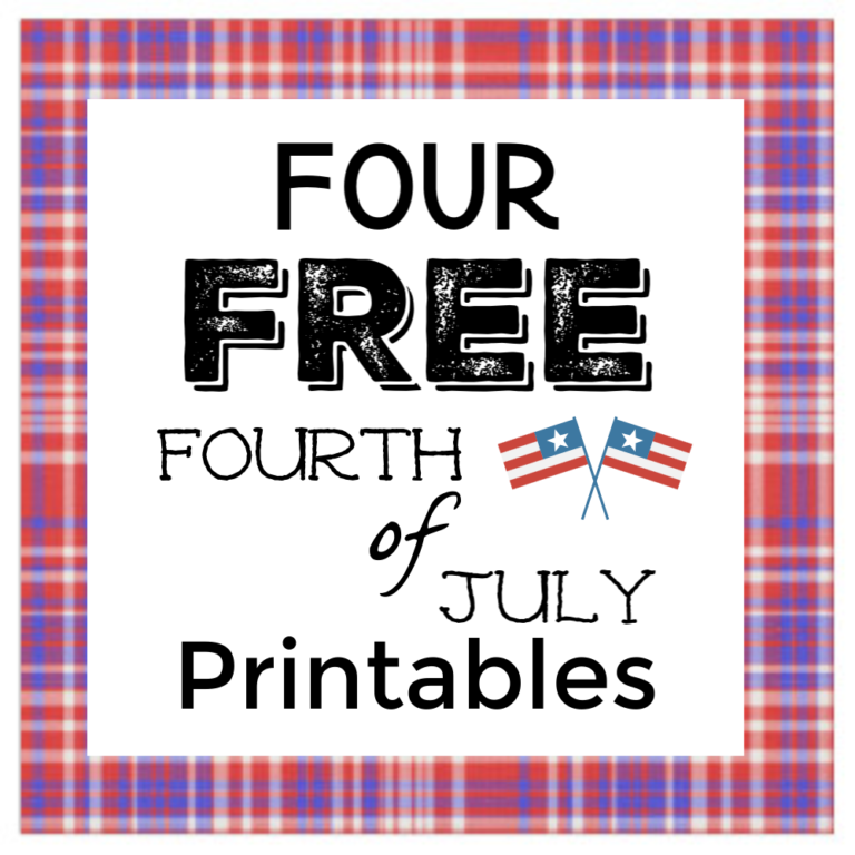 FREE Fourth of July Printables ~ White Arrows Home