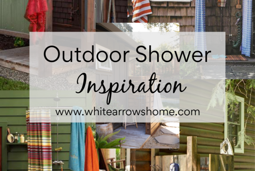 Outdoor Shower photo collage
