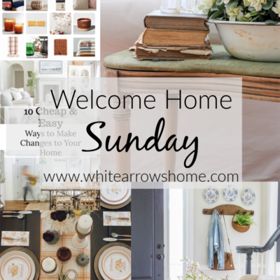 Welcome Home Sunday- Early Fall Ideas