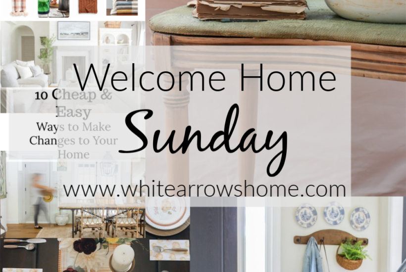 collection of welcome home Sunday posts