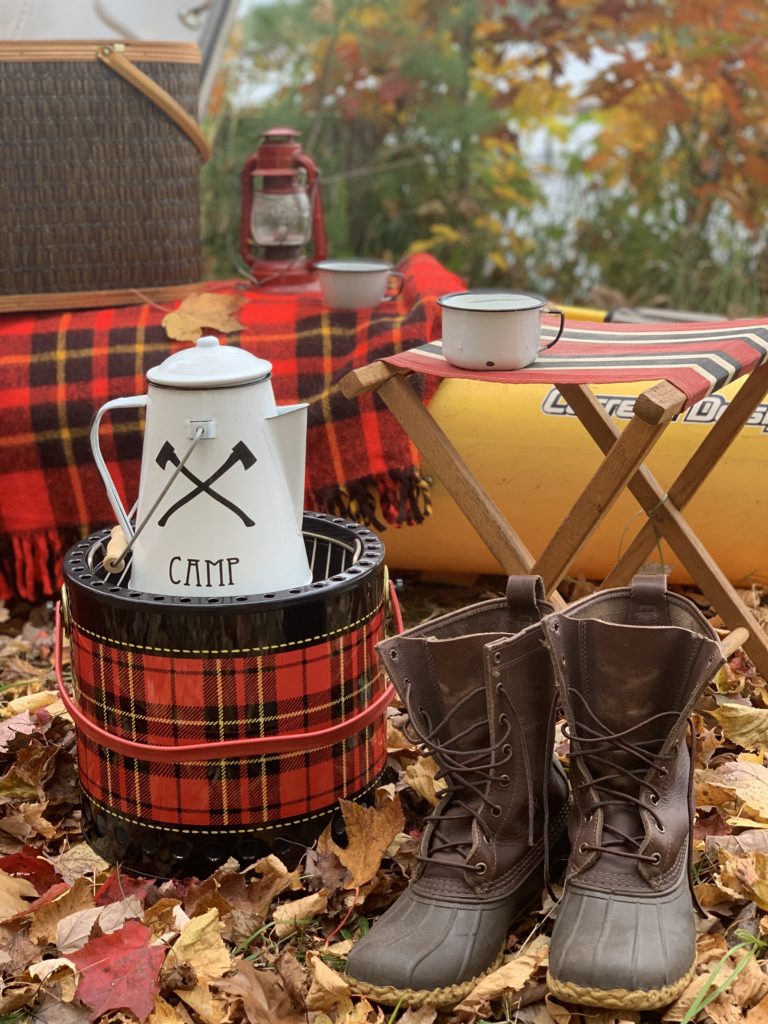 Vintage Fall Picnic Scotch Plaid Grill