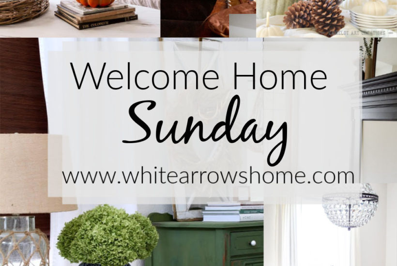 Welcome Home Sunday Fall Decor