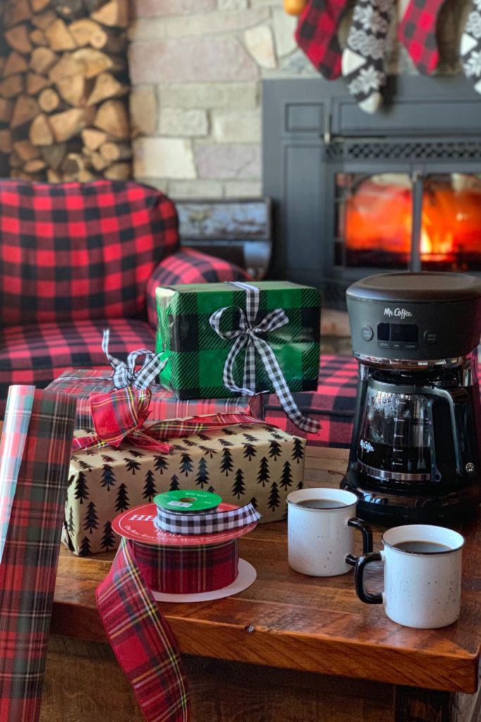 Mr. Coffee Wrapping Presents Coffee