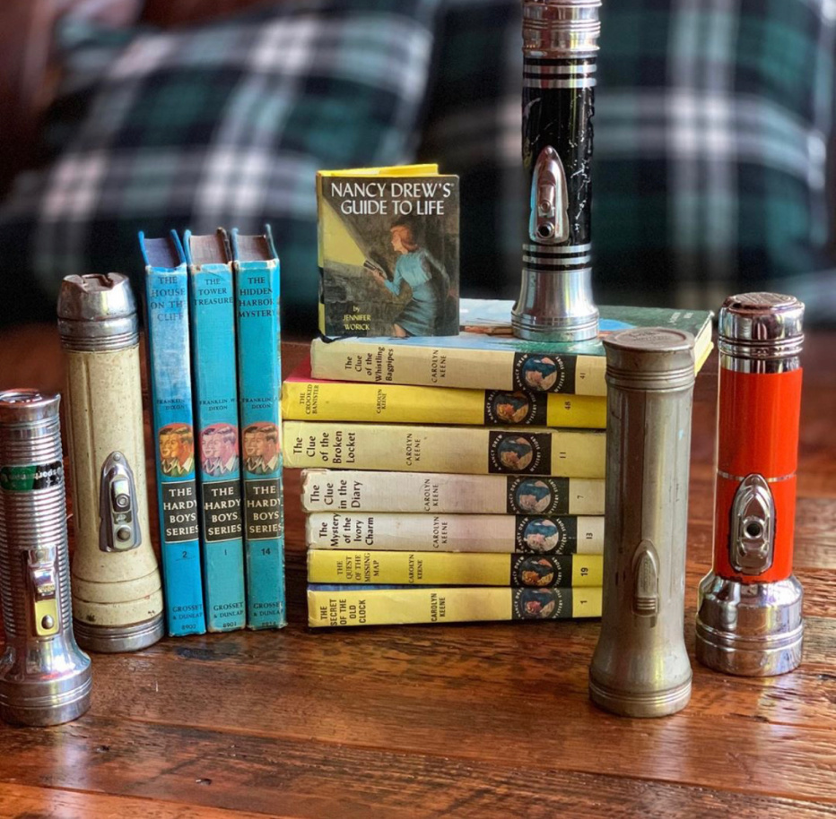 Vintage Flashlights Nancy Drew Hardy Boys