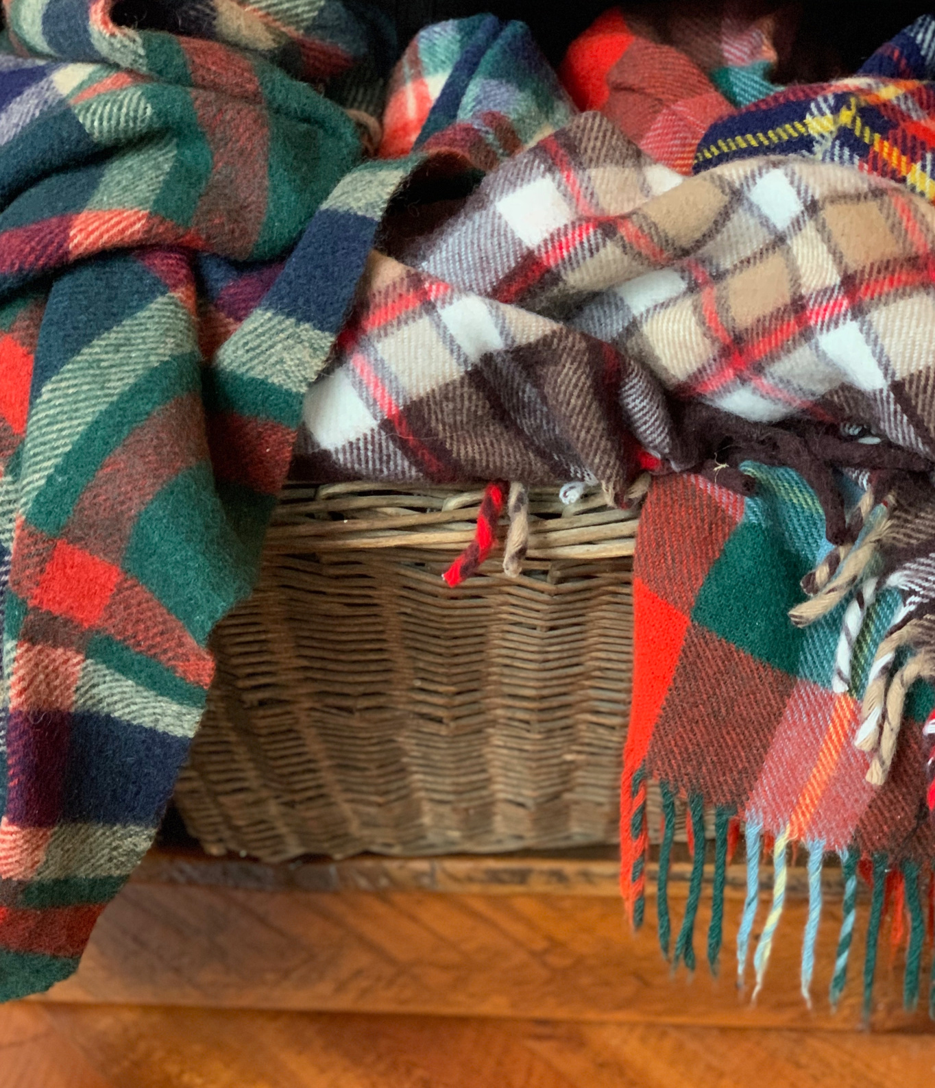 Plaid-Camp-Blankets ~ White Arrows Home