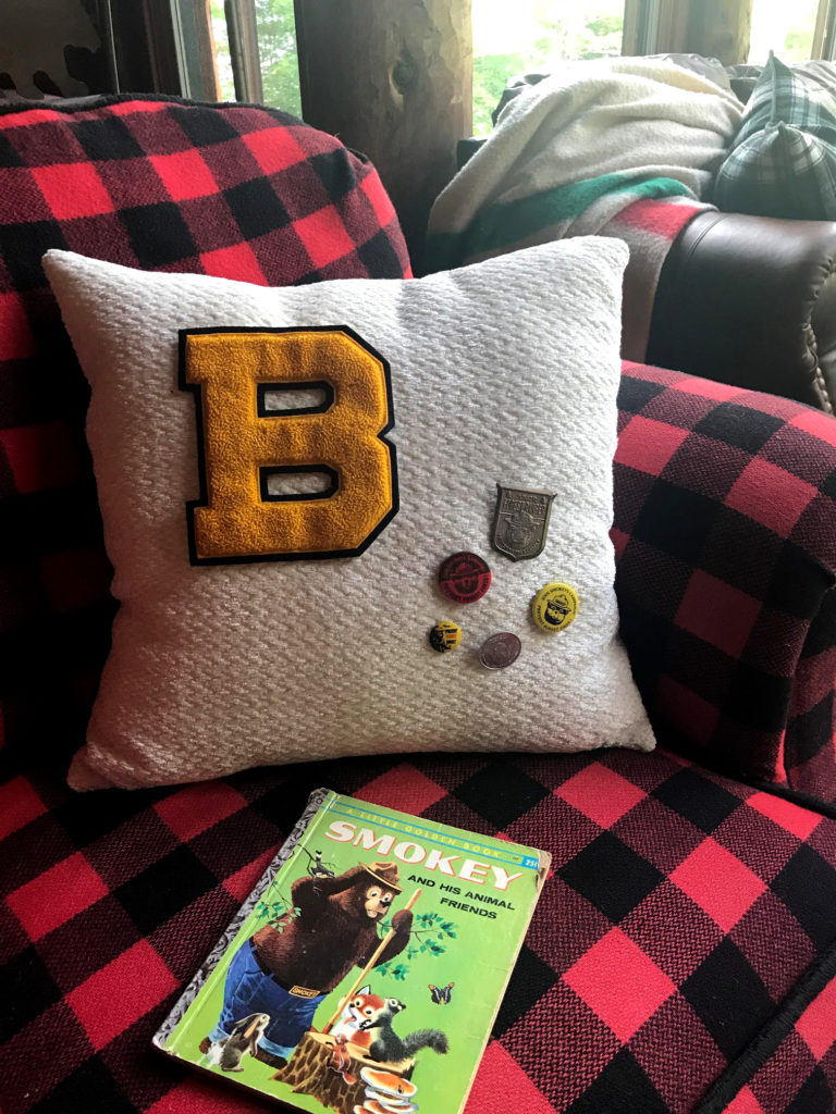 DIY Varsity Letter Pillow