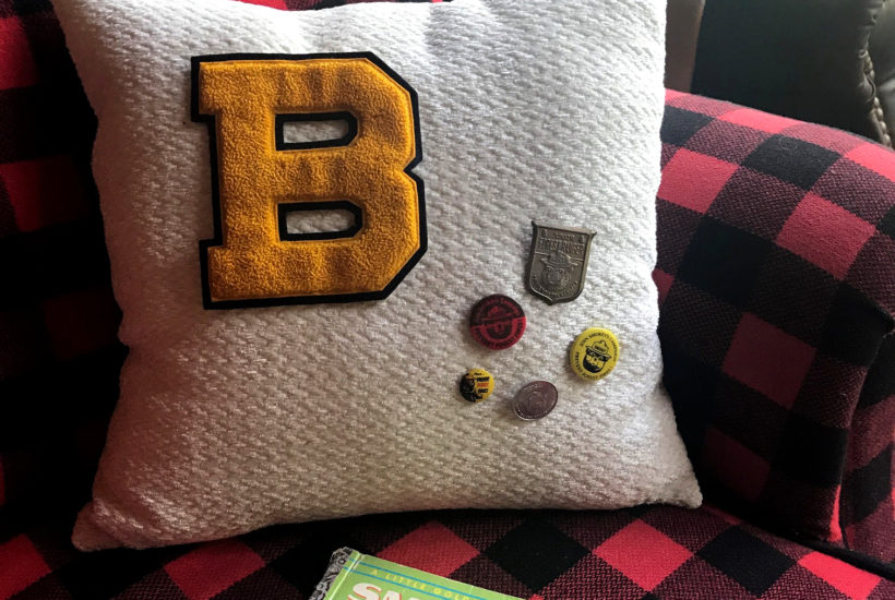 DIY Varsity Letter Pillow