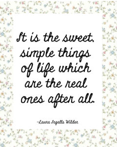 Laura Ingalls Wilder Quote