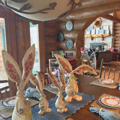 Bunny Hop Easter Tablescape Tour